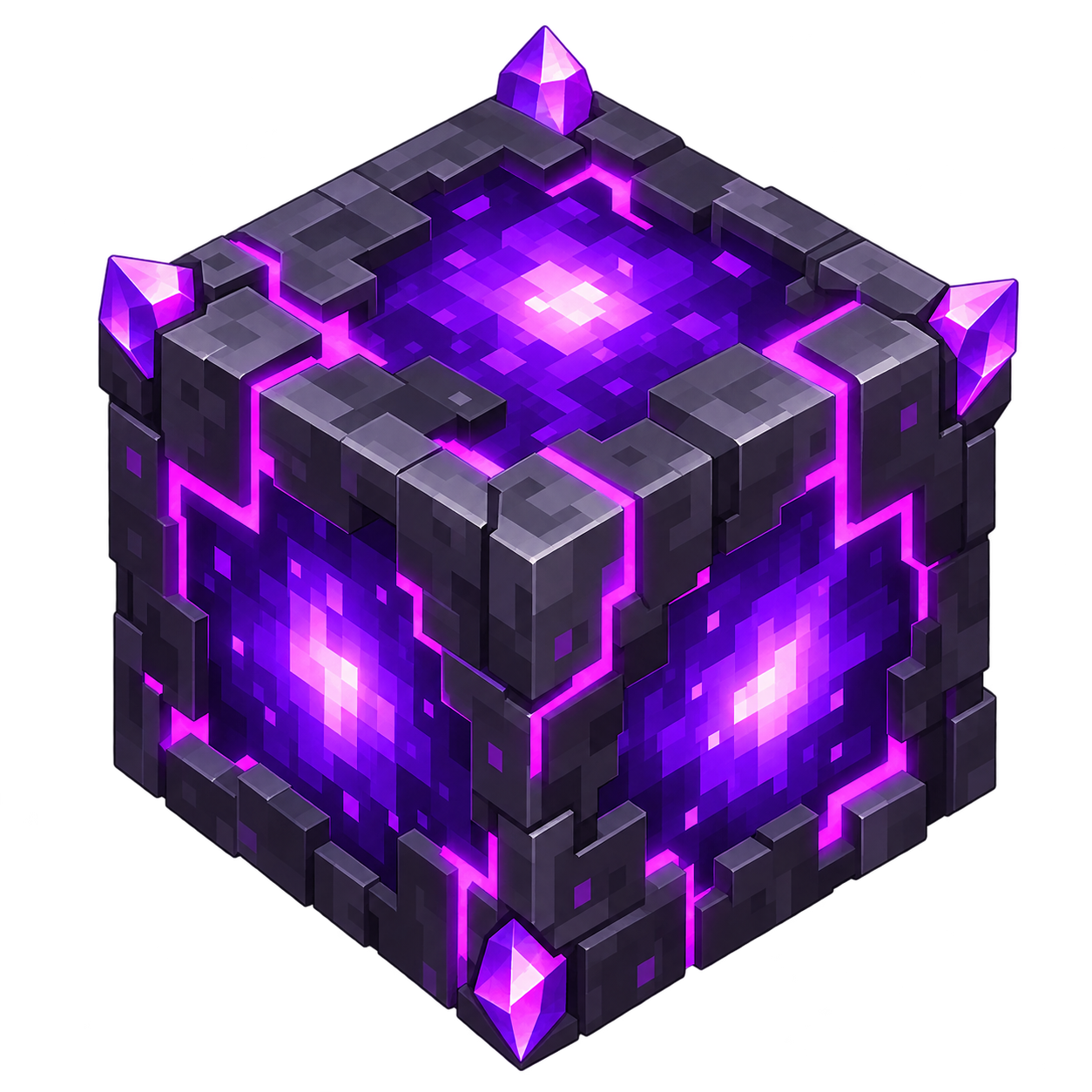 Bloxster ore cube artwork